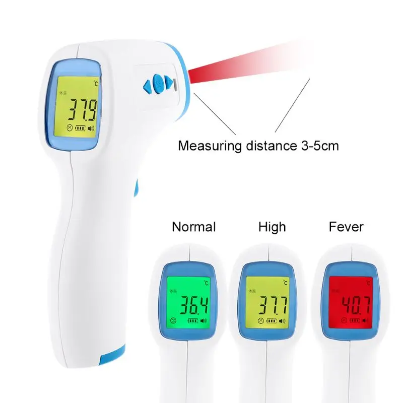 

LCD Digital Forehead Infrared Thermometer Non-Contact Body Temperature Thermometer