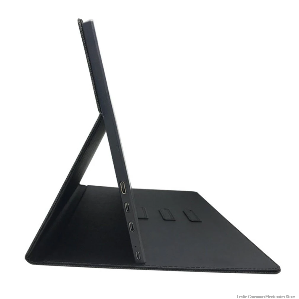 15,6 дюймов портативный монитор HDMI 1920x1080 HD ips дисплей компьютер светодиодный монитор с кожаный чехол для PS4 Pro/Xbox/телефона