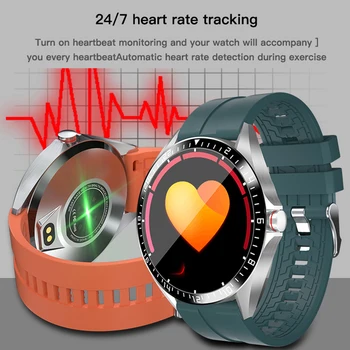

GW16 Full Round Touch Screen Wrist band HR Blood Pressure O2 Monitor Weather Display bluetooth Smart Watch for All smartphone