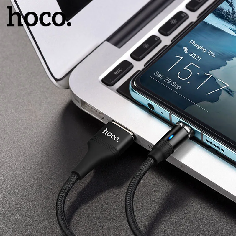 HOCO U76 22 шт./лот 1,2 м Магнитный USB кабель для iPhone type C Micro нейлоновый кабель для samsung USB C кабель