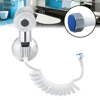 

High Pressure Bathroom Kitchen Sink Faucet Sprayer Set Stretching Shower Bath Devices With 1.5 Meter Hose And Adapter