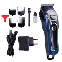 Kemei Парикмахерская мощная машинка для стрижки волос светодиодный профессиональный триммер для волос для мужчин Электрический резак инструмент для стрижки волос Машинка для стрижки салона