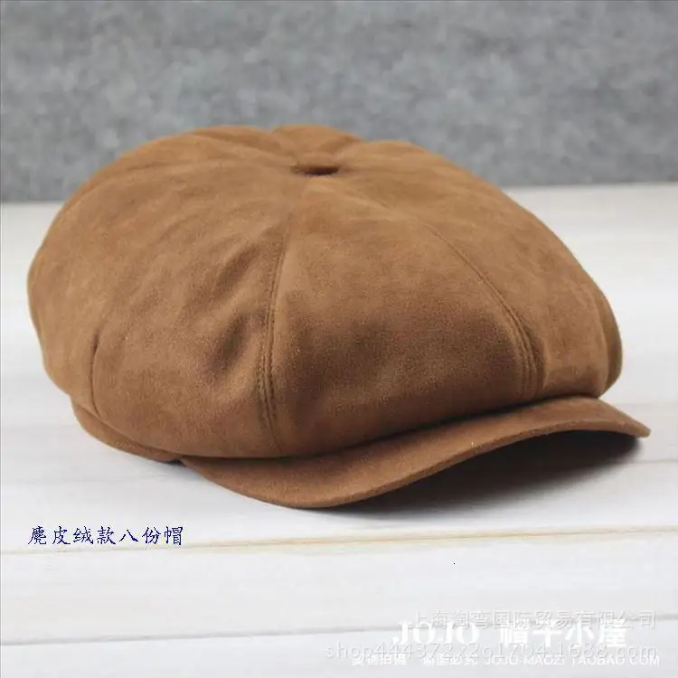 Male Plus Size Ivy Hat Big Head Man Spring Summer and Autumn Newsboy Cap Linen Beret Caps Winter Wool Flat Caps 55-59cm 60-61cm