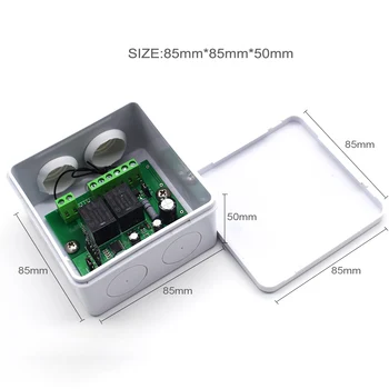 

10X SOMY RTS Receiver SOmy Receiver SOmy Remote Control Switch 12v/24v DC AC 2 Channel Receiver for Telis 1 RTS Keytis 2 RTS