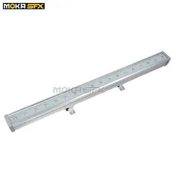 

4pcs/lot Outdoor LED Wall Wash Light 18*10W RGBW 4in1 IP65 DMX512 Wash LED Waterproof for Building Chritsmas LED Bar Disco