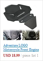 For BMW R 1200 1250 GS ADV GS LC Motorcycle Rear Brake Pump Fluid Tank Oil Cup Reservoir Guard Cover Protector R1200GS R1250GS