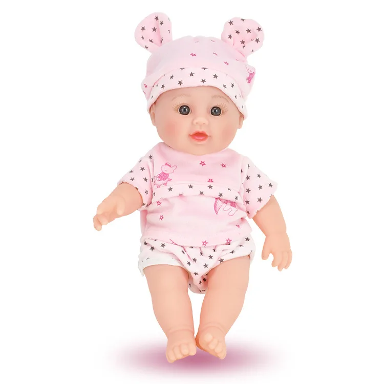 

30cm Model Children Infants Music Toy Set Smart Doll to Sleep with Reading to Full Soft Silcone Talking Baby