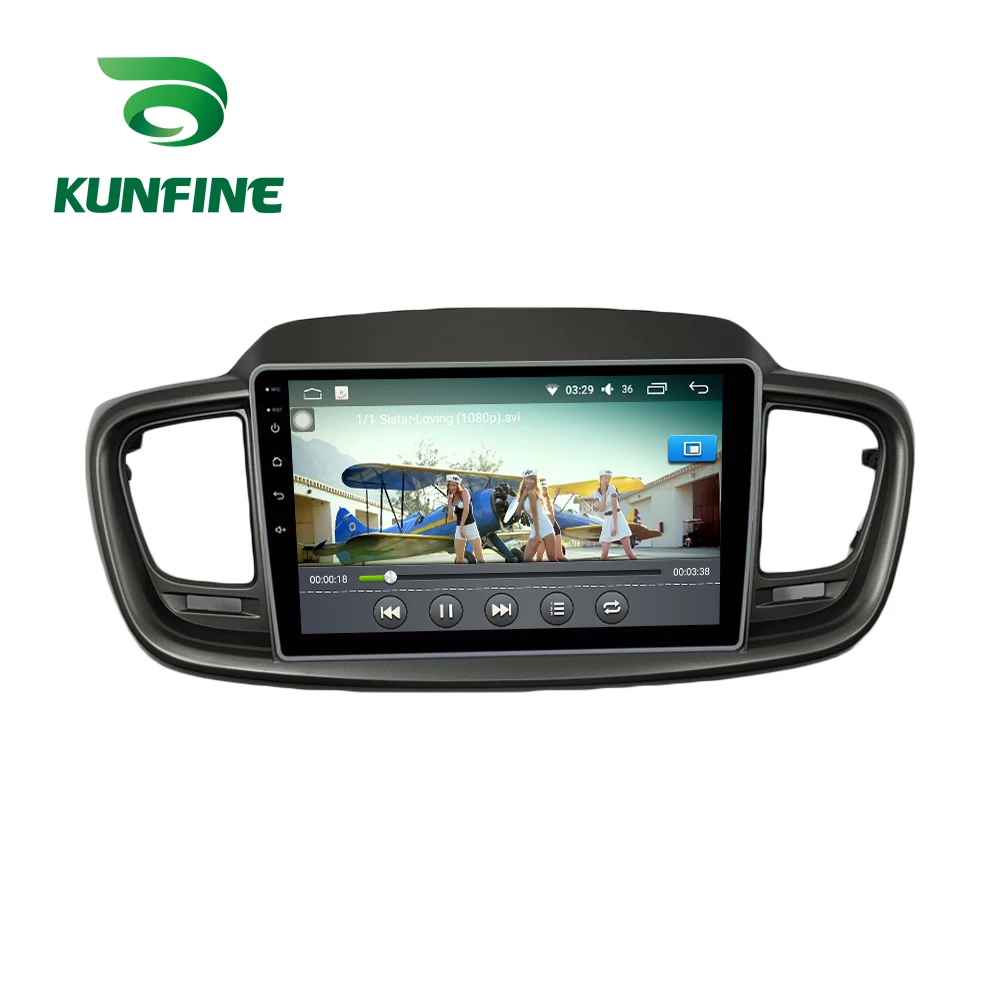 Octa Core Android 10.0 Car DVD GPS Navigation Player Deckless Car Stereo for KIA Sorento 2015 Headunit Radio
