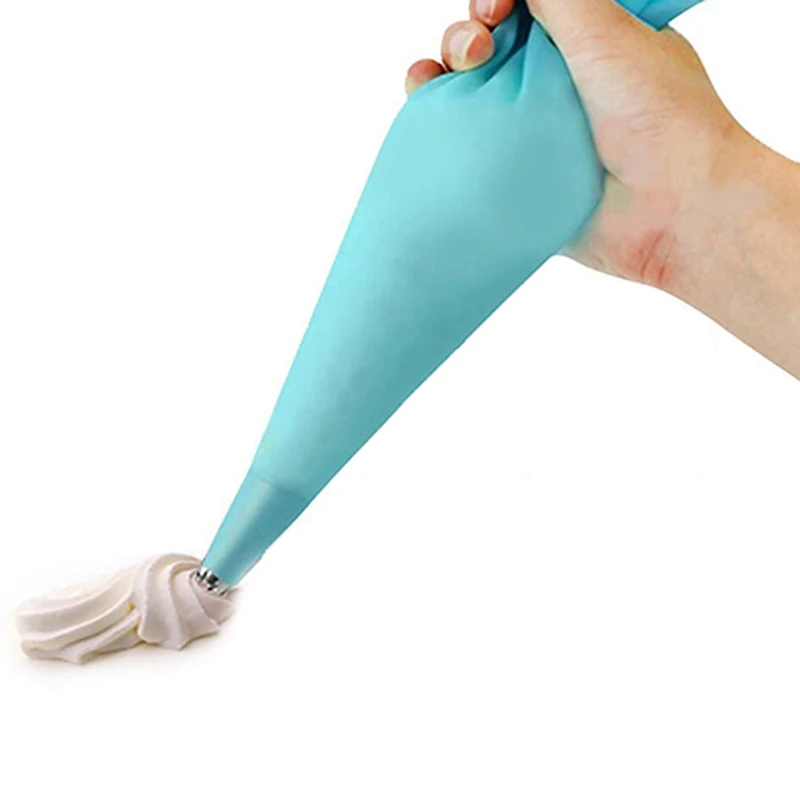 

Silicone Reusable Cake Cream Icing Piping Pastry Bag Decorating Tools Cake Biscuit Cookies Chocolate Decorating Tool MS604