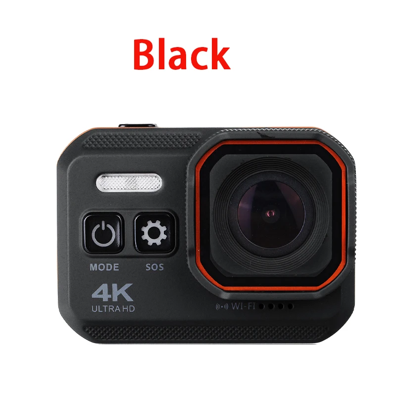 Экшн-камера Ultra HD 4 K/24FPS 1080 P/60fps Wifi 2," 170D видео записывающая камера s Подводная Водонепроницаемая видеокамера Спортивная камера - Цвет: Черный