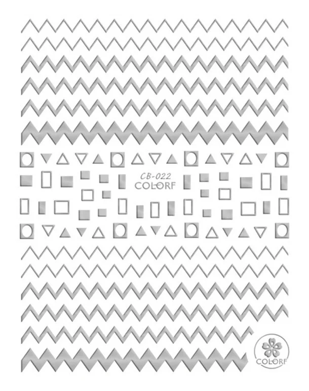 Новинка SOLONAIL designs-137 3d наклейки для дизайна ногтей Переводные медведи поставщик дизайна ногтей аксессуары для ногтей - Цвет: CB-22 SILVER