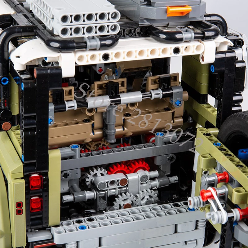 93018 Technic внедорожный внедорожник серии 2573 шт. модель здания совместима с 42110 игрушки для детей