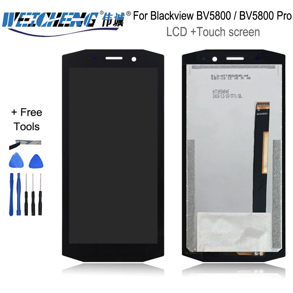 ЖК дисплей с сенсорным экраном для Blackview BV5800 Pro 100% протестированный экран