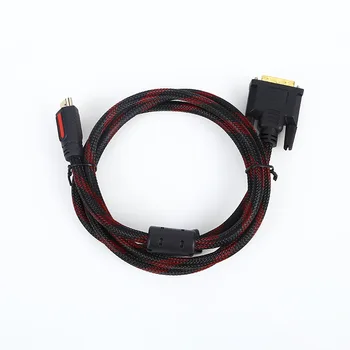 

2019 DVI Maschio a 24 DVI-D Cavo Video Adattatore Maschio Placcato In Oro 1080 P per HDTV DVD proiettore