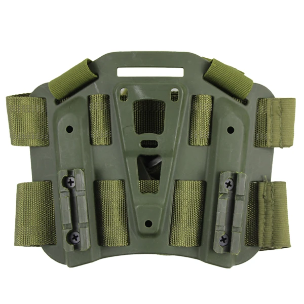 Arisoft стрельба бедра ноги кобура Платформа для Glock 17 HK USP Sig P226 компактный M9 Colt 1911 Тактический Пистолет Аксессуары модульный - Цвет: Green