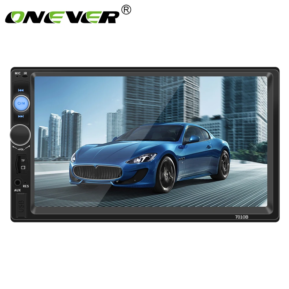 

Onever Car MP5 Player FM Transmitter USB Charger Adapter Steering Wheel controls U disk LCD Display Car Kit for Android
