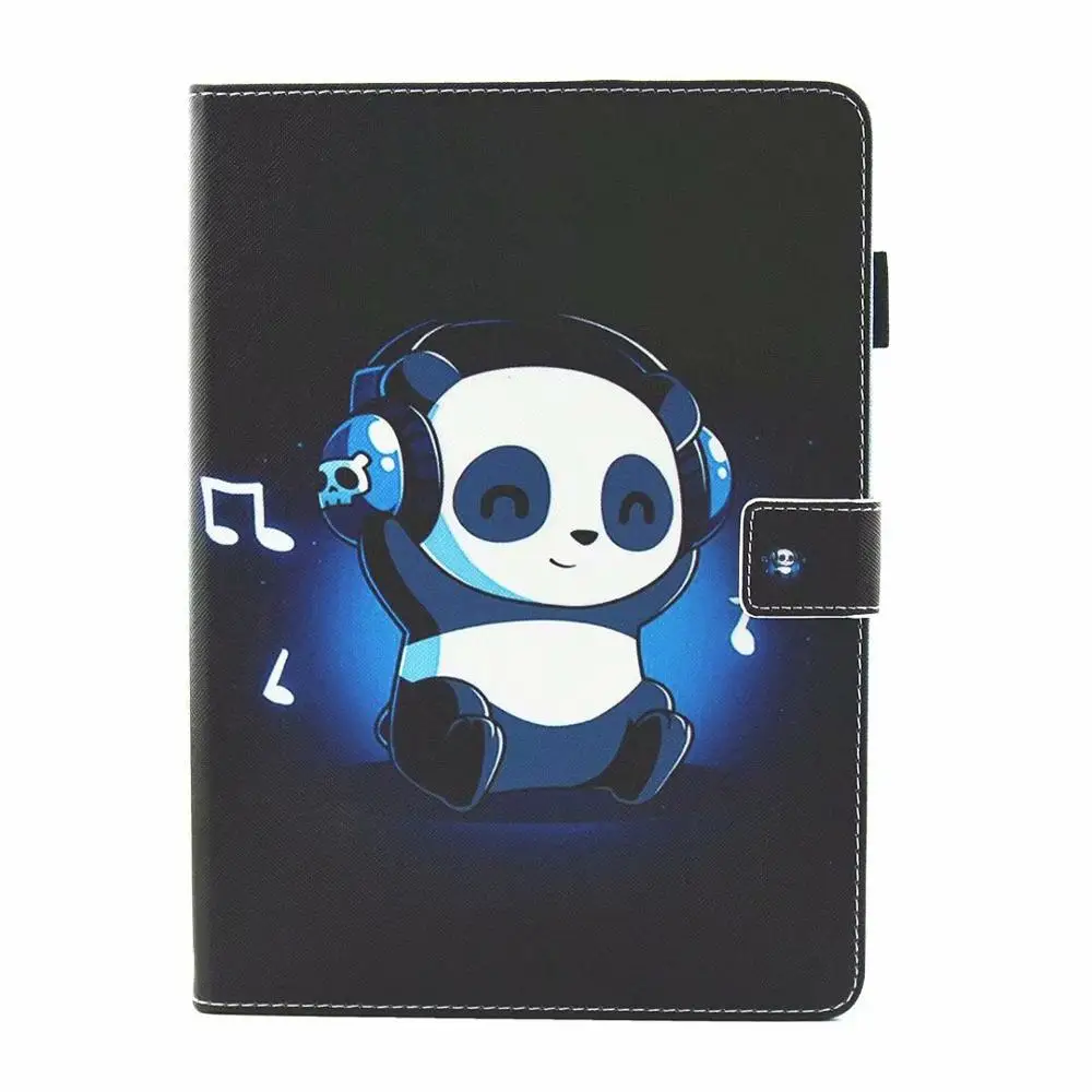 yin yue xiong mao Чехол для iPad 10,2 Smart Case для Apple iPad 7th Generation A2200 A2198 A2232 чехол для карт Чехол+ пленка+ стилус - Цвет: yin yue xiong mao