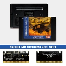 Verhaal Van Thor Eur Label Flashkit Md Stroomloos Goud Pcb Kaart Voor Sega Genesis Megadrive Video Game Console