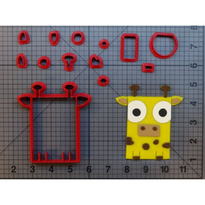 Милая Детская формочка для печенья в виде жирафа дикое животное детский торт на