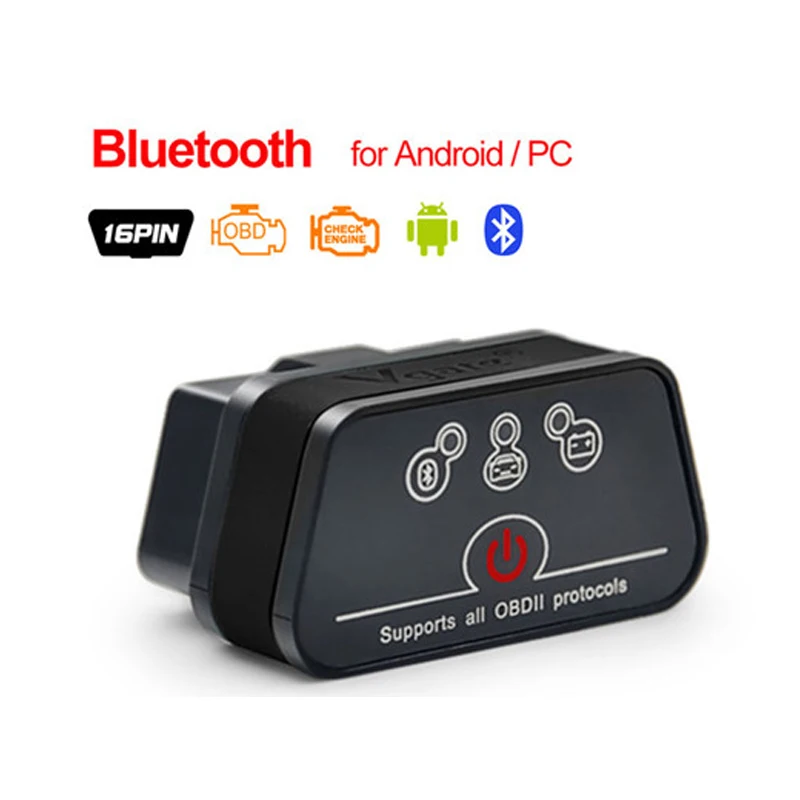 OBD 2 OBD2 iCar 2 Elm-327 Bluetooth Wifi адаптер автомобильный диагностический инструмент сканирующий инструмент для bmw для vag для benz PK opcom ecu - Цвет: Белый