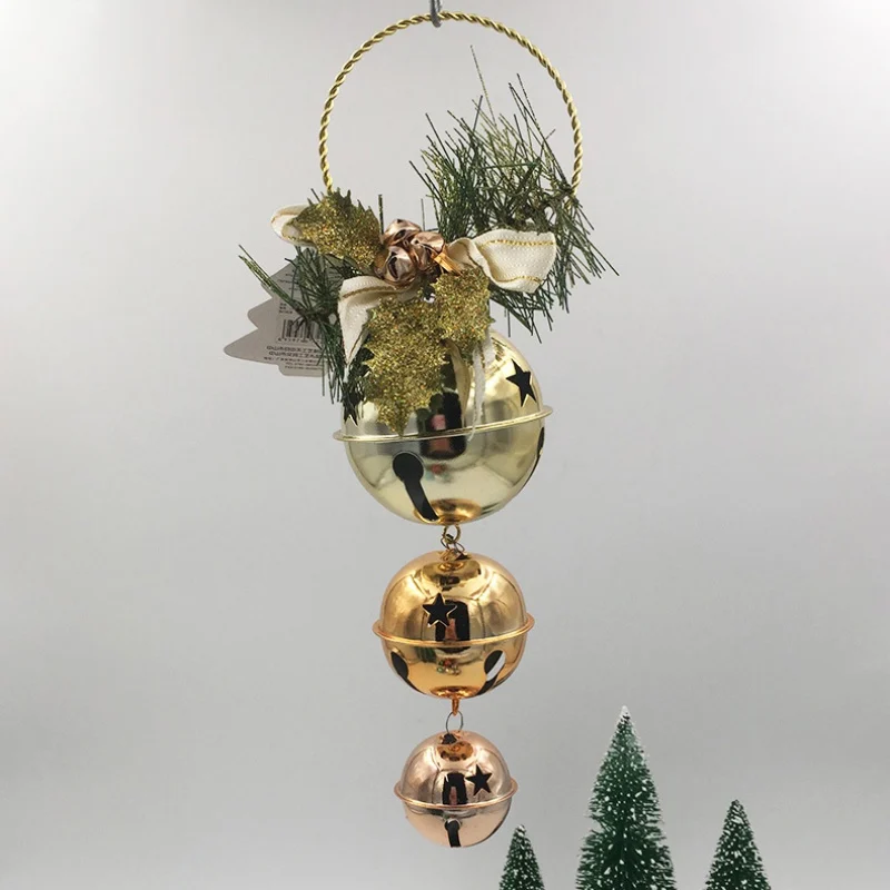 New Year Christmas Hanging Ornaments Christmas Trees Hanging Ornament Jingle Bell Party Christmas Decorations for Home
