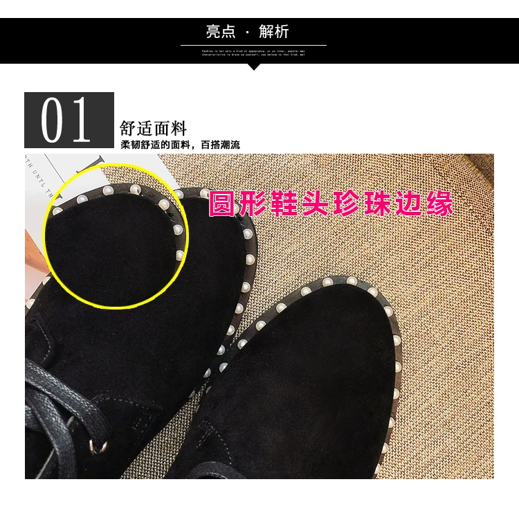 Lace Up Boots Round Toe Shoes Martins For Women Low Heels booties Booties Ladies Bootee Woman Luxury Designer Riding Rock