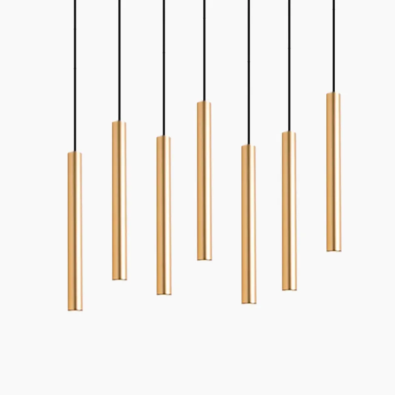 Dimmable цилиндрический светодиодный подвесной светильник длинные трубчатые лампы