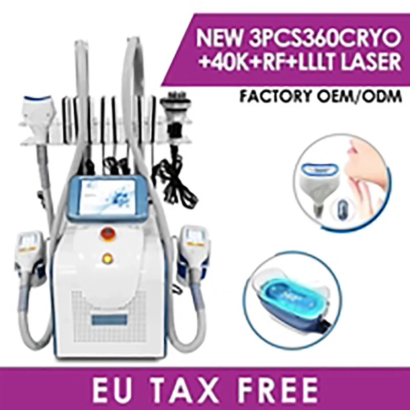 M360 genial cuerpo esculpir grasa de la crioterapia tecnología Cooltech Lipo Cyro equipo de adelgazamiento de criolipólisis con CE