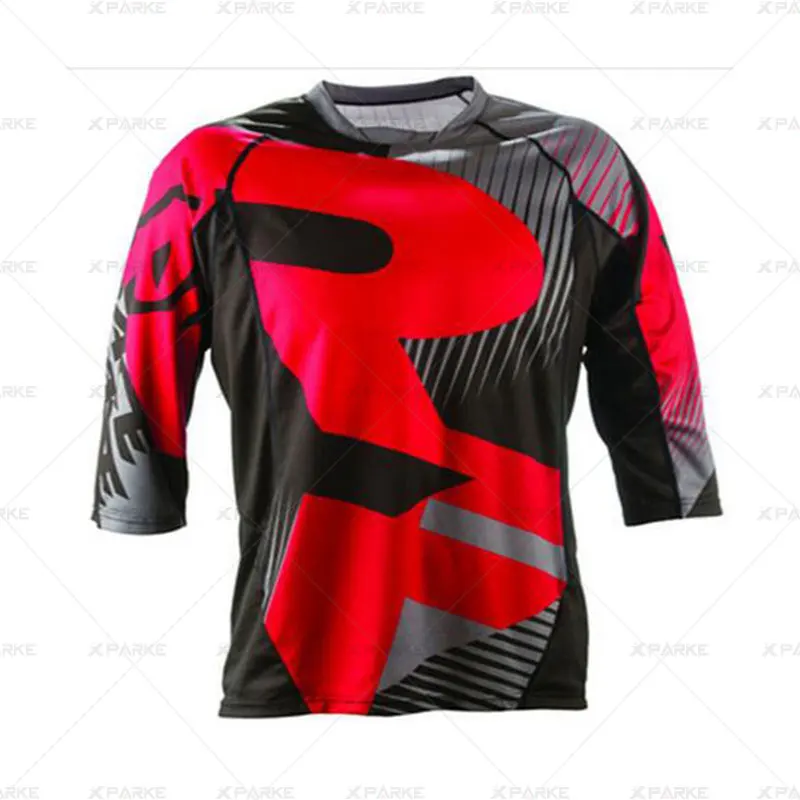 Новая спортивная одежда для горных лыж Джерси MTB Enduro Offroad larga Горный велосипед Мотокросс Джерси BMX DH MTB футболка - Цвет: 2