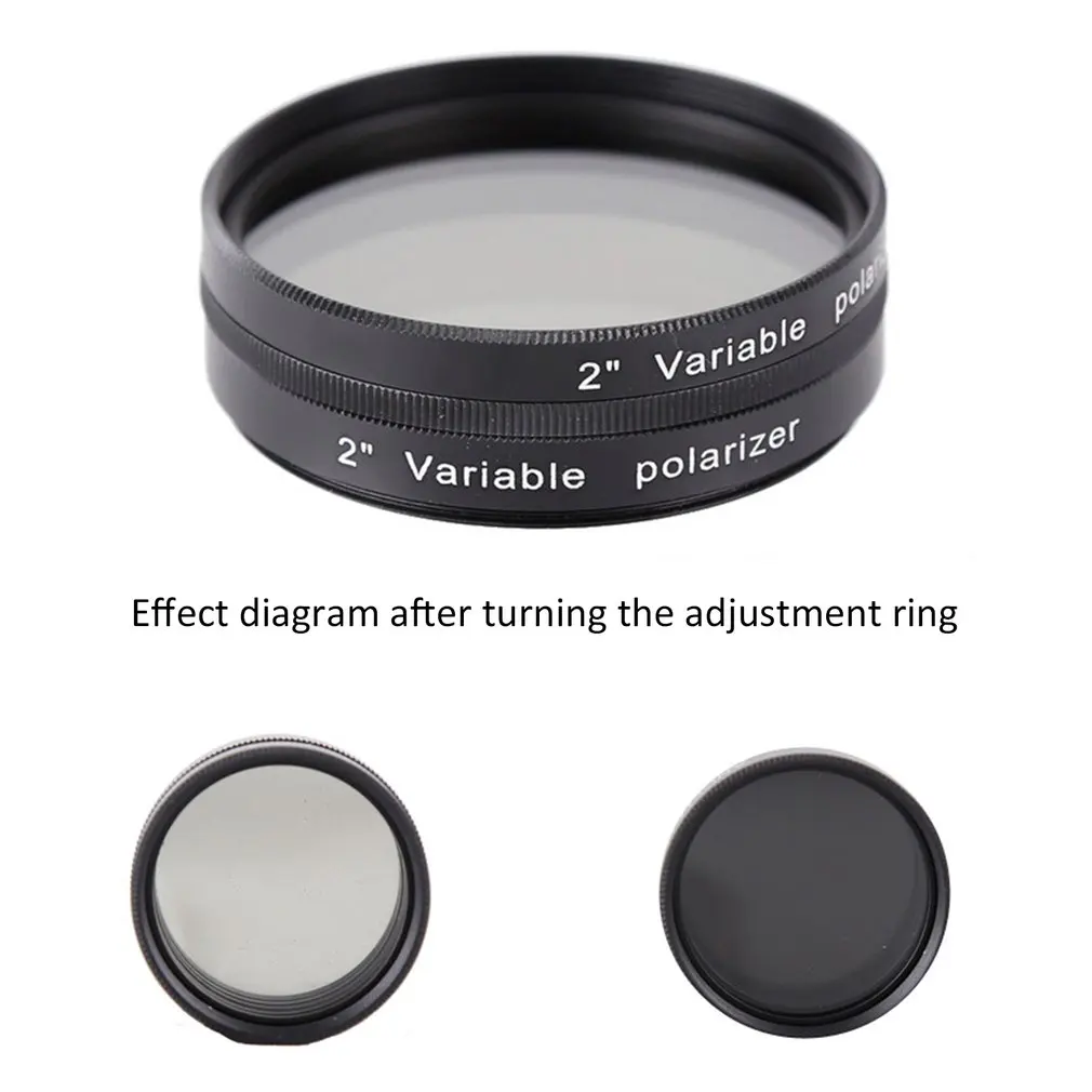 

1.25 2 inch Filter Variable Polarizing for Astronomy Monocular Telescope & Eyepiece Filter Excellent Quality F9147 dropshipping