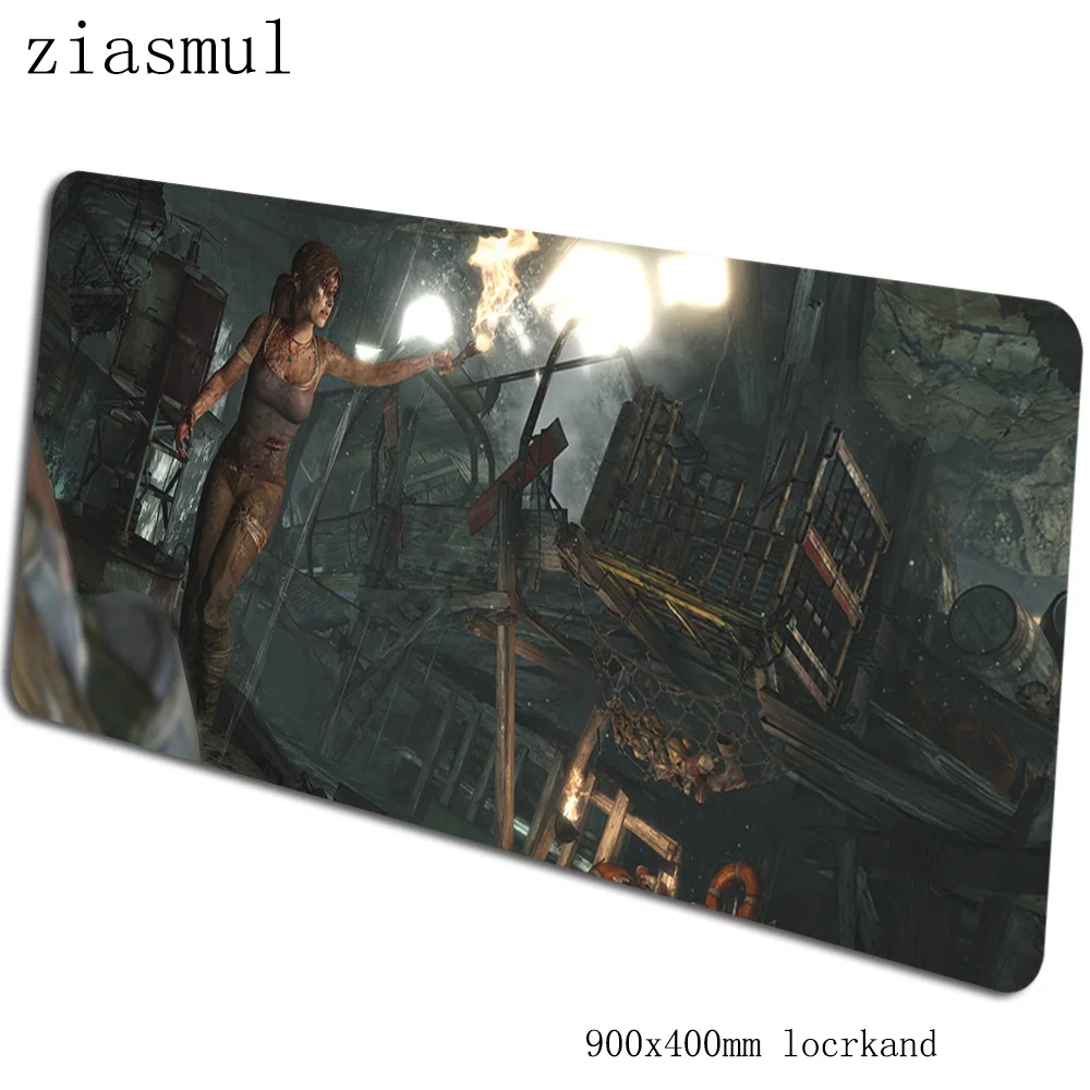 Tomb raider коврик для мыши xl компьютерный геймер Коврик для мыши 900x400x3 мм большой милый коврик для Мыши Эргономичный гаджет офисный стол коврики - Цвет: pattern 8