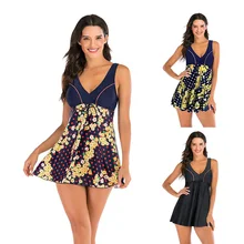 Женский купальник-бикини из двух частей, бразильский купальник с принтом, пляжная юбка, купальник для плавания, женский бикини, Раздельный купальник