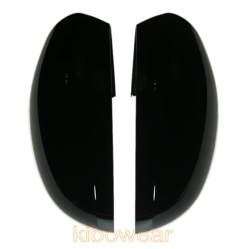 Schwarze Seitenspiegelkappen für VW Tiguan MK1 Sharan 2009 2010 2011 2012 2013 2014 2015, Ersatz für das Rückspiegelgehäuse_voghion.com