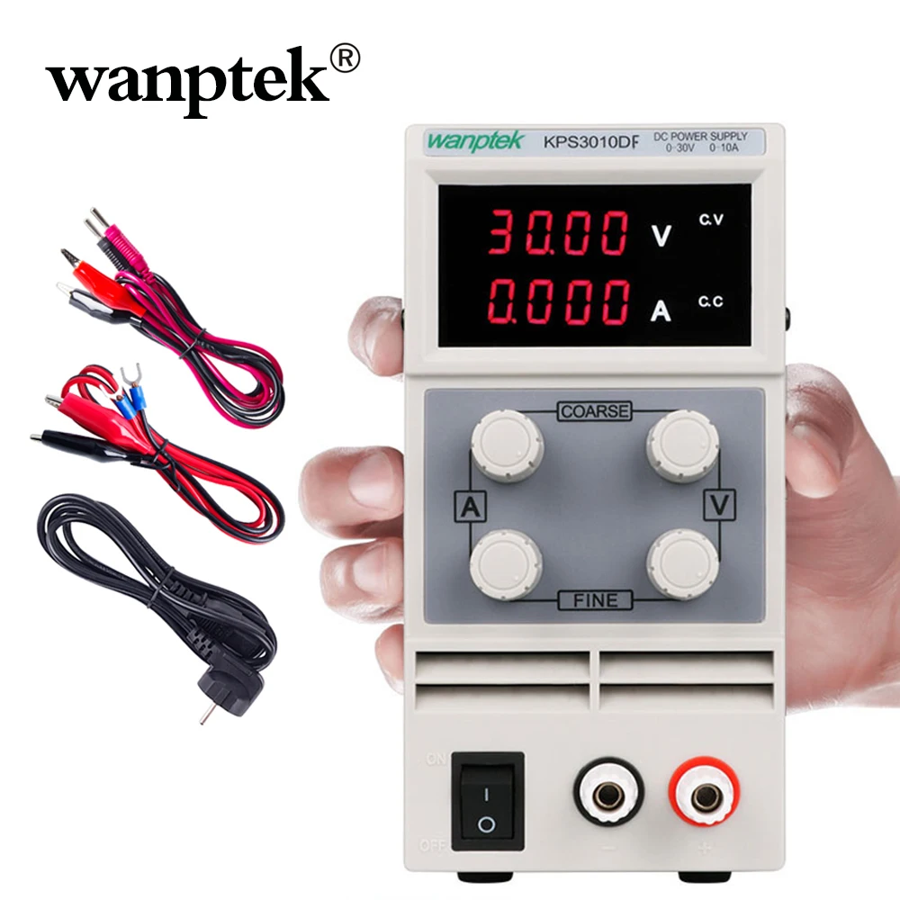 

Wanptek 100% Orginal Brand Adjustable DC Laboratory Switching Power Supply 60V 5A 0.01V/0.001A 30V 10A Lab power supply Source