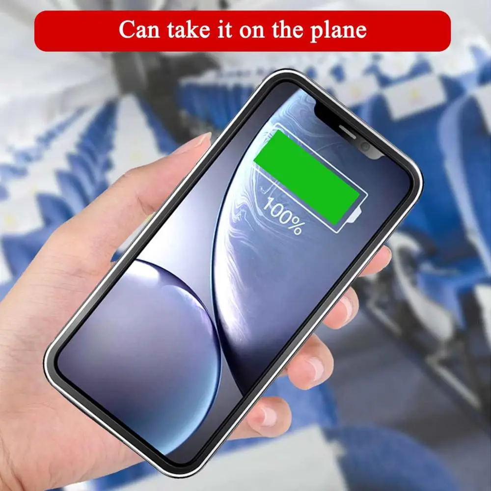 Для iPhone 11 6,1 ''/11pro max 6,5''/11pro 5,8 ''5000 mAh тонкое зарядное устройство для телефона, чехол для зарядного устройства