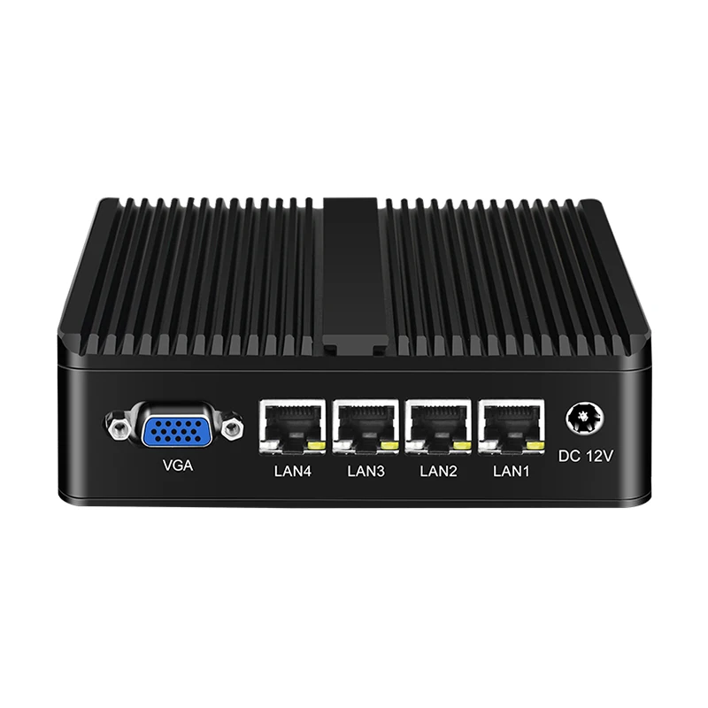 Мини-роутер без вентилятора J1900 мини-ПК 4 гигабитная LAN Pfsense Linux промышленный