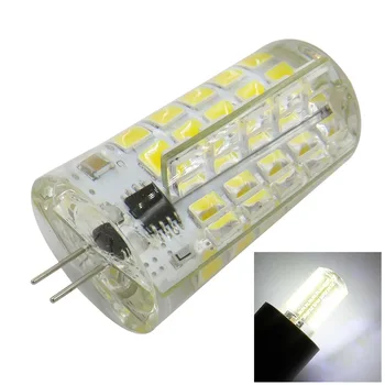 

New G4 LED Silicone Lamp Bulb 4W 80 Leds 110V 100-120V AC LED Chandelier Corn Bulb Light White