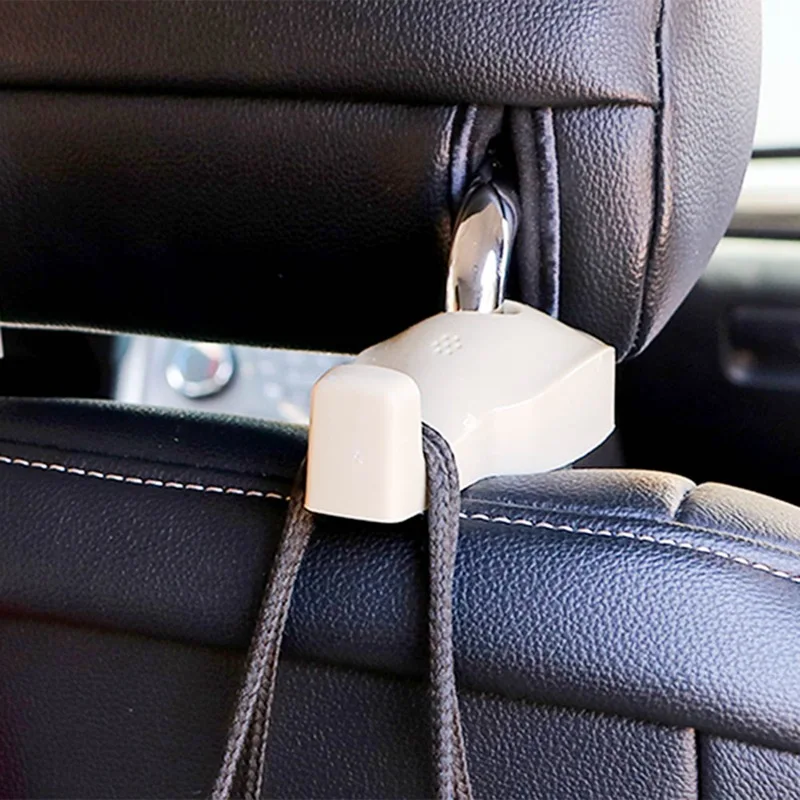 Headrest Mount Storage Car Seat Back Hooks Bags Hooks Clips Holder Organizer Auto Styling