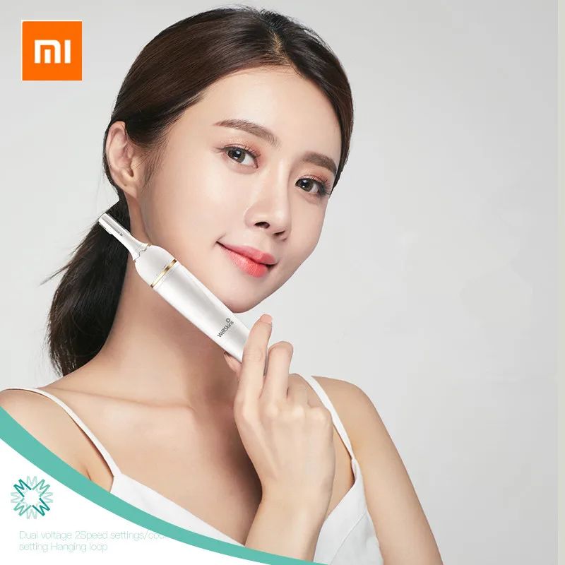 Xiaomi mijia wellskins электрическая машинка для стрижки волос с двумя скоростями Керамический Резак для волос быстрая зарядка триммер для волос для женщин машинка для стрижки волос