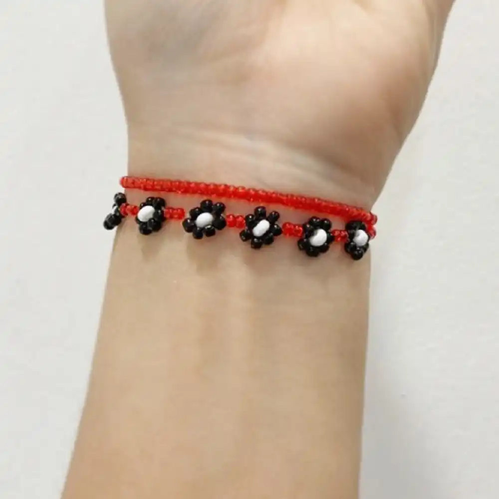 Kpop Bangtanボーイズv同じブレスレット花ビーズのブレスレットの女性の男性の韓国ジュエリーマップ魂に Eコンサートアクセサリー Aliexpress