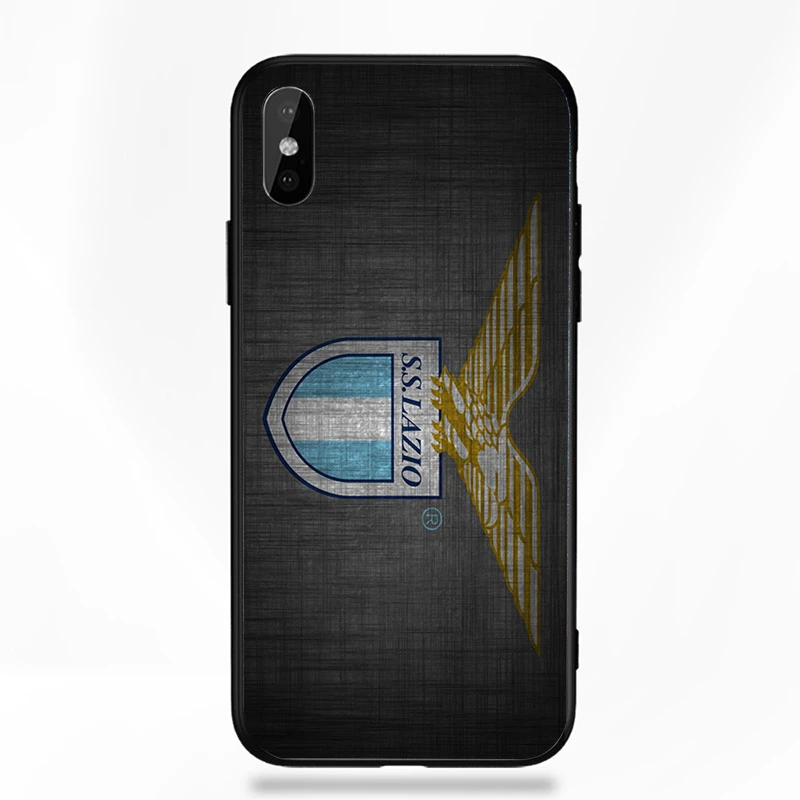 Чехол для телефона Immobile чехол для iphone DIY для Lazio FC чехол черный мягкий Уретановый Термопластик(tpu) для iphone 11Pro X XR XS MAX 7 8 7plus 6 6S 5S SE 5 - Цвет: A1935