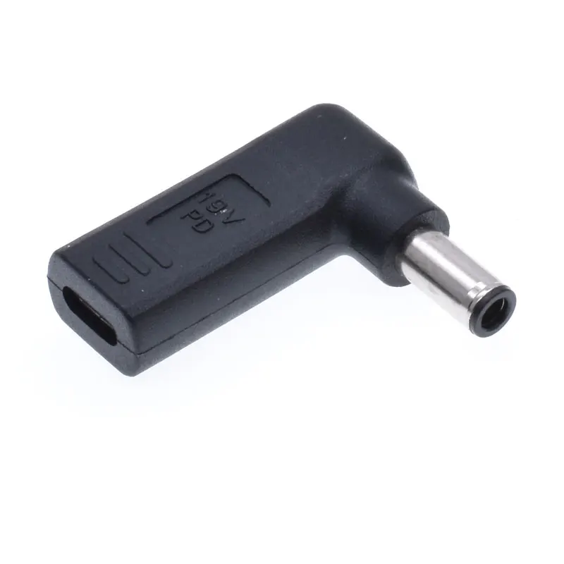USB C type C Женский до 7,9*5,5 мм Мужской USB PD эмулятор триггер угловой DC адаптер штепсель-переходник для lenovo ноутбук ThinkPad