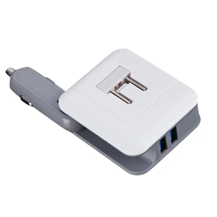 Два в одном Двойной зарядное устройство USB 5 В Быстрая зарядка семь видов умной защиты питания EM88