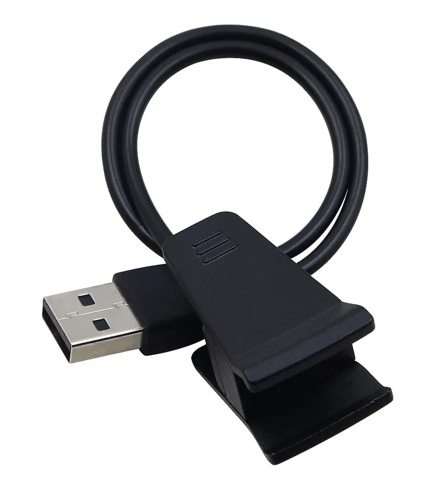 Cavo di ricarica compatibile per Fitbit Versa, Versa Lite, Versa SE USB, cavo di ricarica OTB con panno per la pulizia dello schermo mungoo