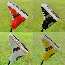 2021 New Golf Putter Head Cover Sneaker Shape Golf Cover Pu Leather Straight Putter Cover Personalized Custom Golf Accessories