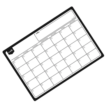 

Erasable Magnetic Plan Paste Weekly Planner Schedule Sticker Message Board for Home Shop Refrigerator (Horizontal plate 8 month