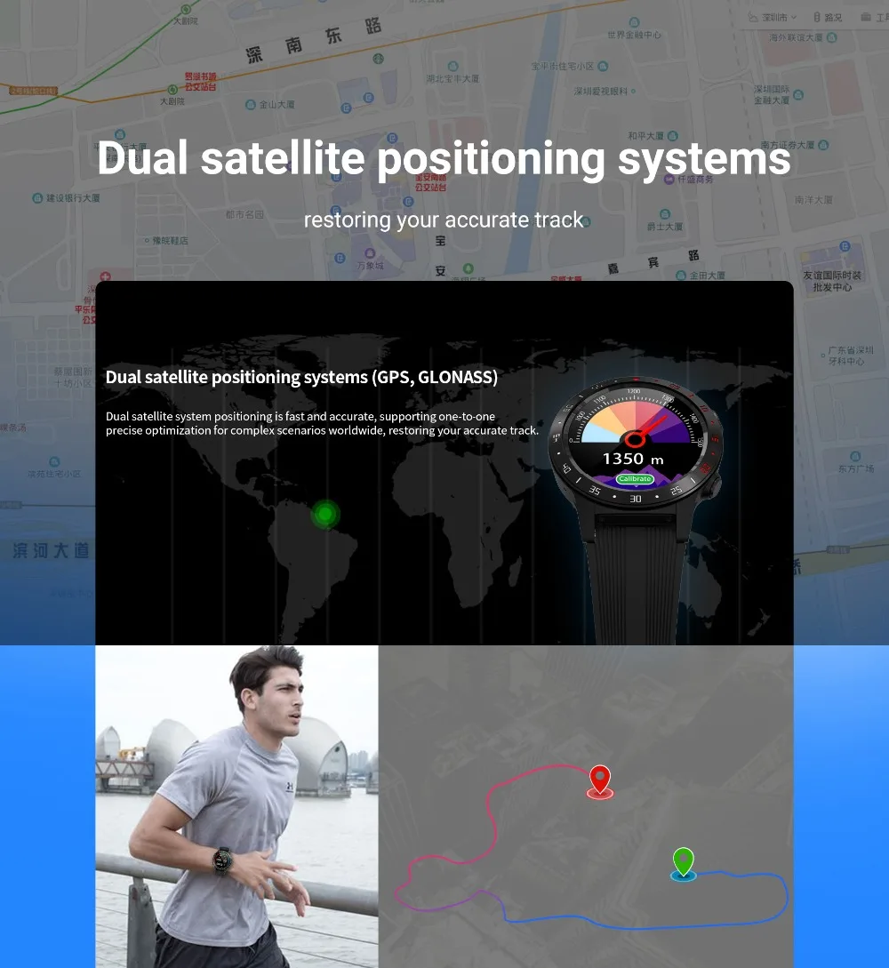 Lemfo M5s Smart Watch Support Sim & Bluetooth Phone Call Gps Smartwatch