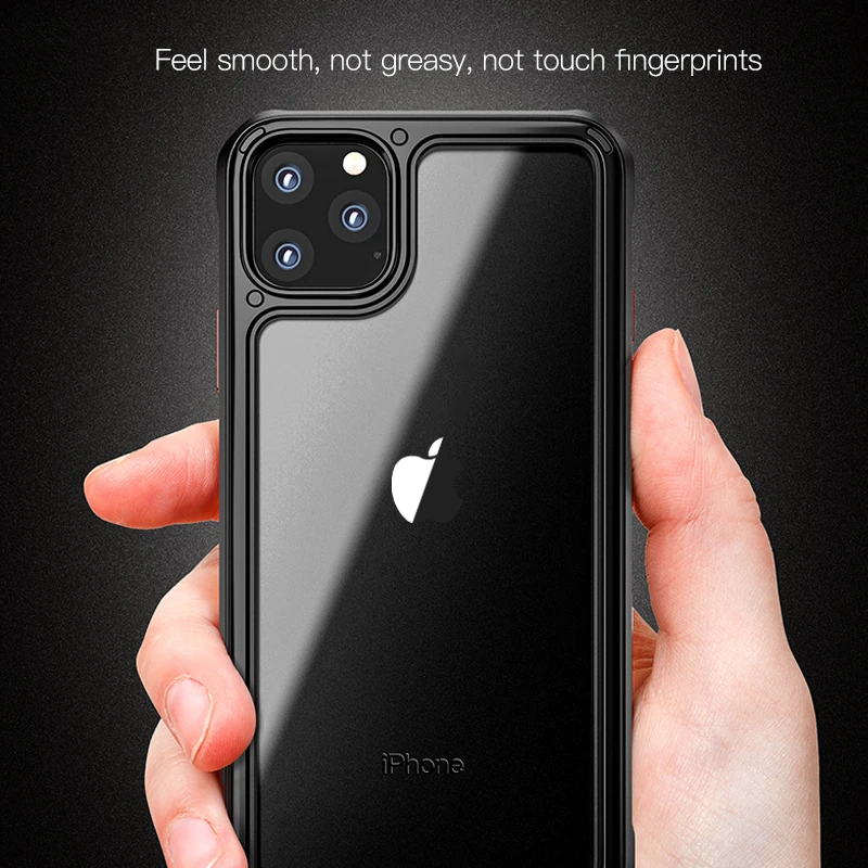 Для iPhone 11 Pro Max 11 чехол, PC TPU Ультра Гибридный удобный чехол для сотового телефона s защитный чехол с поддержкой беспроводной зарядки