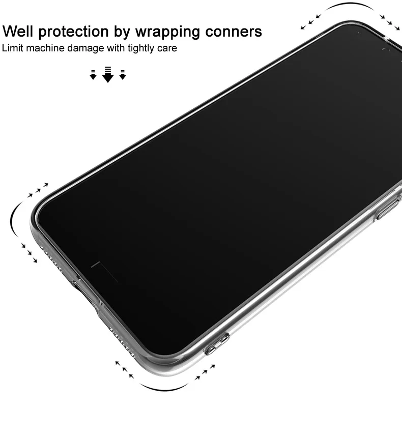 Мягкий прозрачный чехол IMAK из ТПУ s для Oneplus 7T 7T Pro, прозрачный чехол для телефона, силиконовая задняя крышка, полная защита, силиконовый чехол