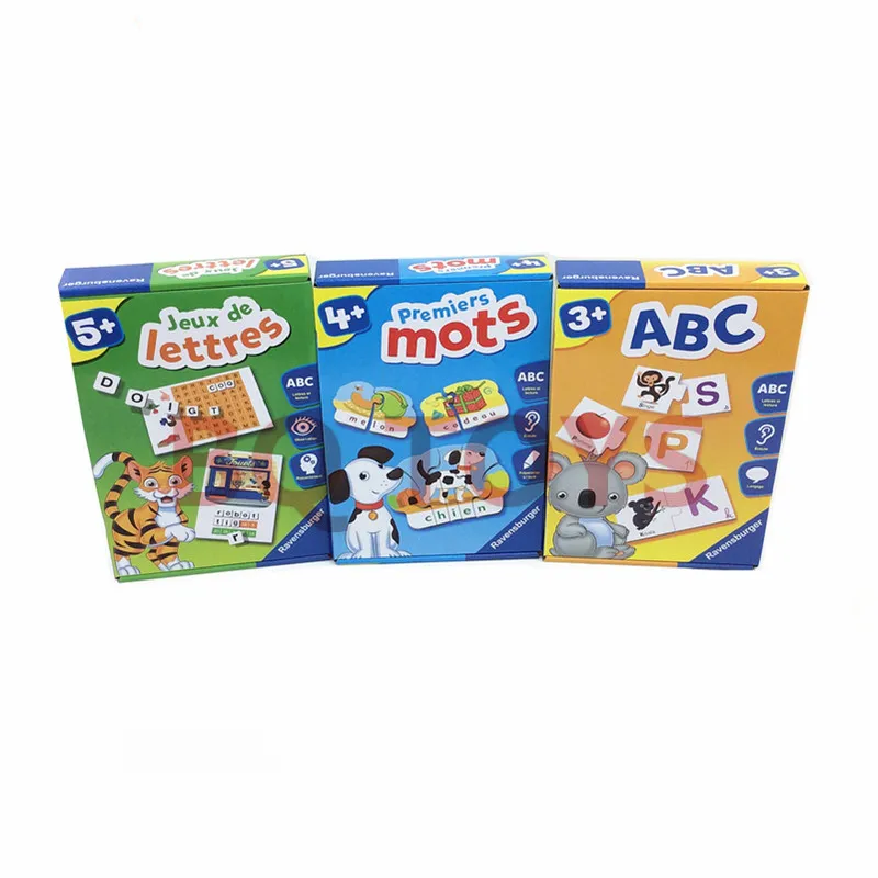 

French version of the puzzle game Children's puzzle 24 cartoon pattern early education puzzle French toy